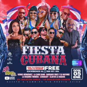 FIESTA CUBANA - Domingo 05 de Enero 2025 - Banana