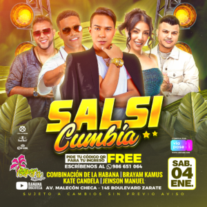 SALSICUMBIA - Sábado 04 de Enero 2025 - Banana