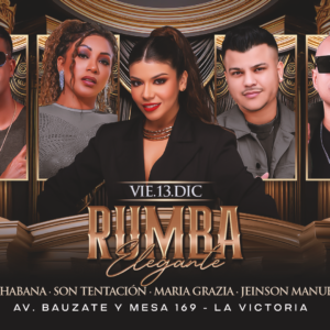 RUMBA ELEGANTE- Viernes 13 de Diciembre 2024 - Casa de la Salsa