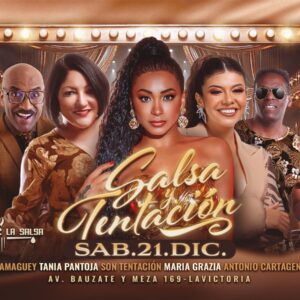 SALSA TENTACIÓN - Sábado 21 de Diciembre 2024 - Casa de la Salsa