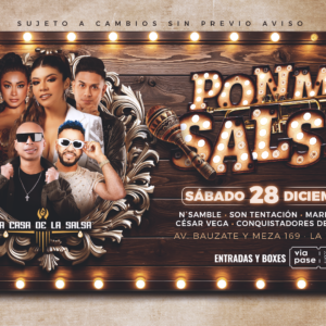 PONME SALSA - Sábado 28 de Diciembre 2024 - Casa de la Salsa