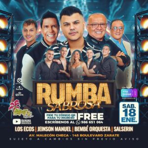 RUMBA SABROSA - Sábado 18 de Enero del 2025 - Banana