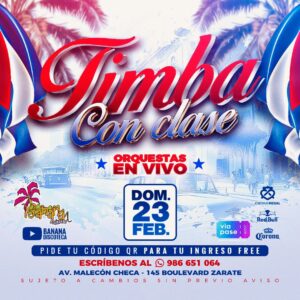 TIMBA CON CLASE - Domingo 23 de Febrero 2025 - Banana