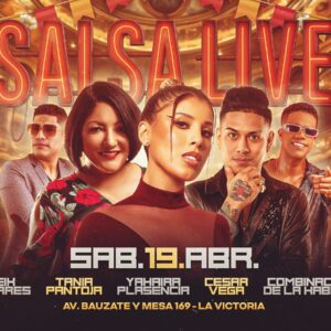 SALSA LIVE - Sábado 19 de Abril 2025 - Casa de la Salsa