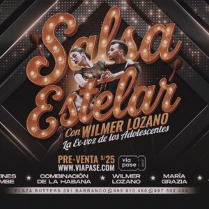 SALSA ESTELAR CON WILMER LOZANO - Domingo 27 Abril 2025 - Barranco Bar