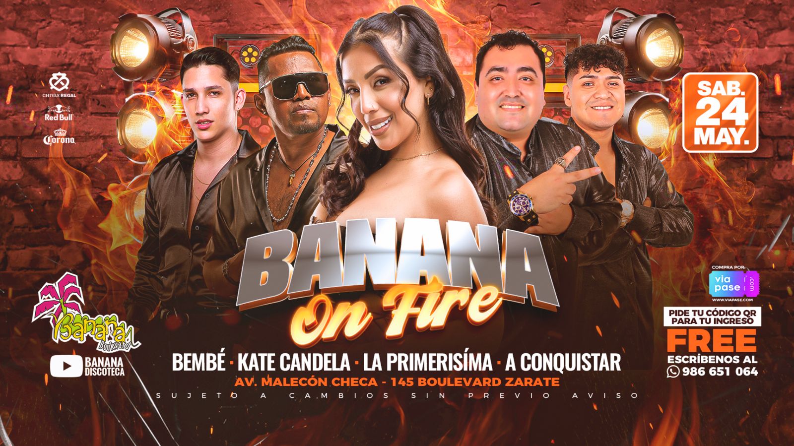 BANANA ON FIRE- Sábado 24 de Mayo del 2025 - Banana
