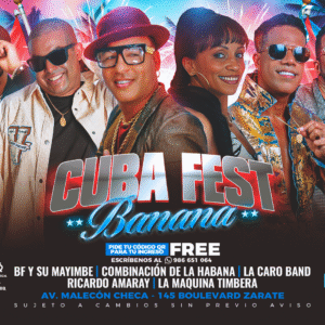 CUBA FEST EN BANANA - Domingo 24 de Agosto 2025 - Banana