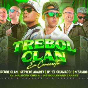 TRÉBOL CLAN en concierto - Sábado 18 de Octubre del 2025 - Banana