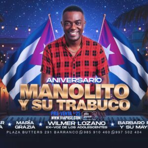 ANIVERSARIO MANOLITO Y SU TRABUCO - Domingo 26 Octubre 2025 - Barranco Bar