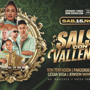 SALSA CON VALLENATO - Sábado 15 de Noviembre - Casa de la Salsa