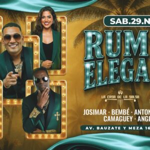 RUMBA ELEGANTE - Sábado 29 de Noviembre - Casa de la Salsa