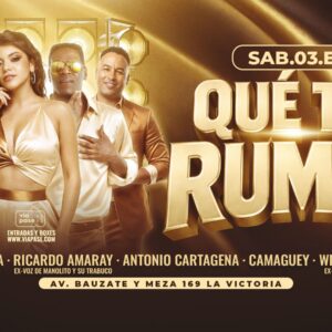 QUÉ TAL RUMBA - Sábado 03 de Enero - Casa de la Salsa