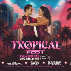 TROPICAL FEST - Domingo 11 Enero 2026 - Barranco Bar