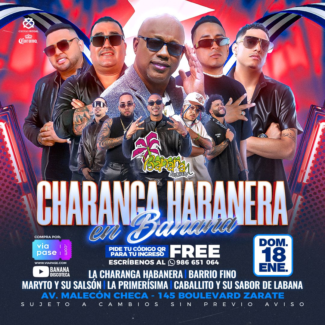 CHARANGA HABANERA EN BANANA - Domingo 18 de Enero 2026 - Banana