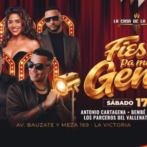 FIESTA PA' MI GENTE- Sábado 17 de Enero - Casa de la Salsa