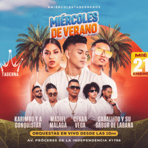 MIERCOLES DE VERANO - Miércoles 21 Enero 2026 - La Taberna