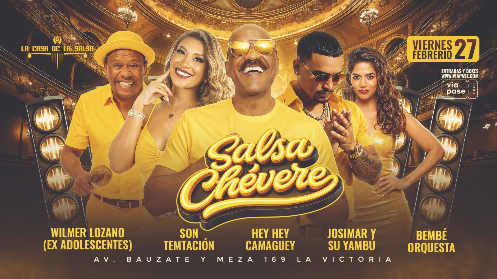 SALSA CHÉVERE - Viernes 27 de Febrero - Casa de la Salsa