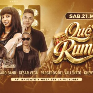 QUÉ TAL RUMBA - Sábado 21 de Marzo - Casa de la Salsa