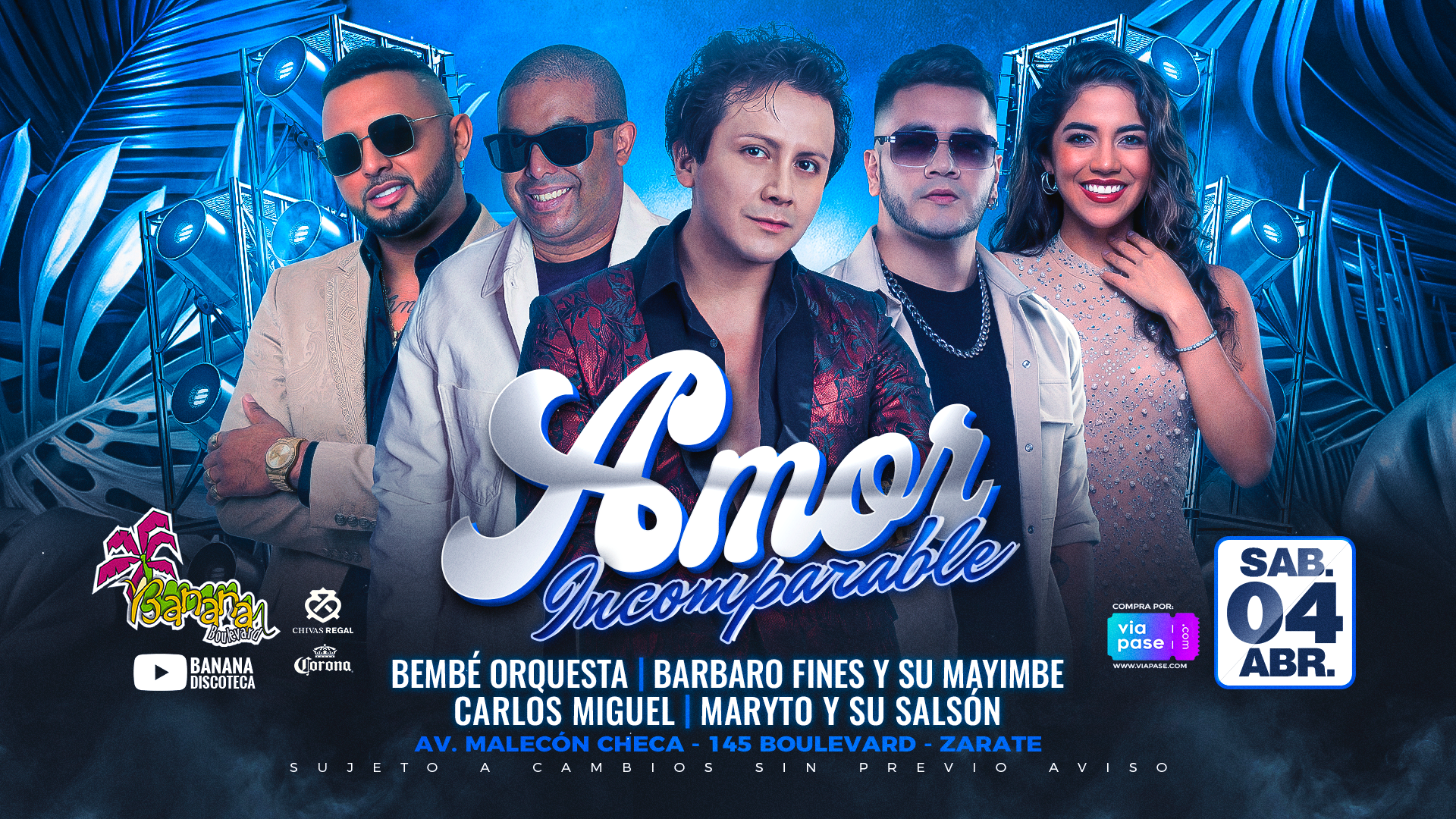 AMOR INCOMPARABLE - Sábado 04 de Abril - Banana