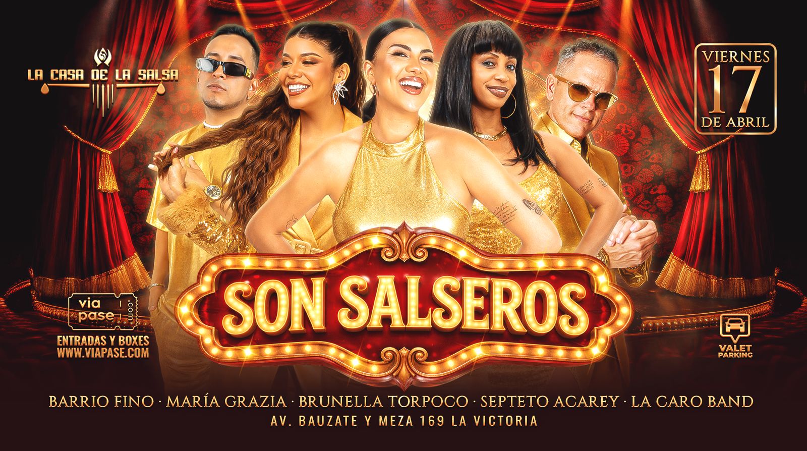 SON SALSEROS - Viernes 17 de Abril - Casa de la Salsa
