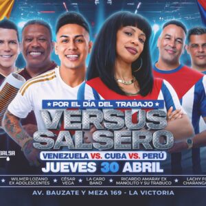 VERSUS SALSERO, DÍA DEL TRABAJO - Jueves 30 de Abril - Casa de la Salsa