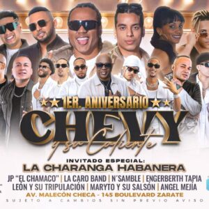 1ER ANIVERSARIO DE CHEVY Y SU CALIENTE - Domingo 19 de Abril - Banana