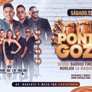 PONTE A GOZAR - Sábado 13 de Junio - Casa de la Salsa