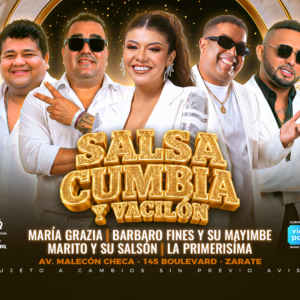 SALSA, CUMBIA Y VACILÓN EN BANANA- Sábado 04 de Julio - BANANA