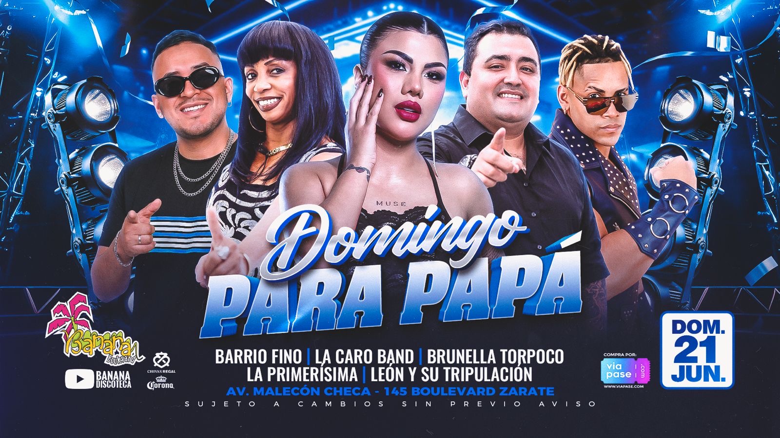 DOMINGO DE PAPÁ - Domingo 21 de Junio - BANANA