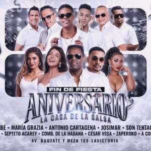ANIVERSARIO DE LA CASA DE LA SALSA - Viernes 31 de Julio - Casa de la Salsa