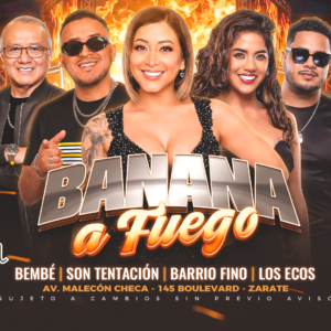 BANANA A FUEGO - Sábado 11 de Julio - Banana