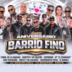 ANIVERSARIO DE BARRIO FINO - Domingo 26 de Julio - BANANA