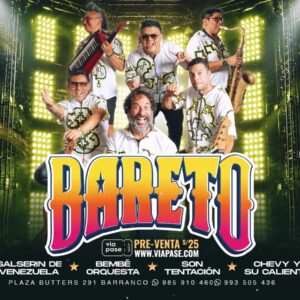 BARETO - Miércoles 29 de Julio 2026 - Barranco Bar