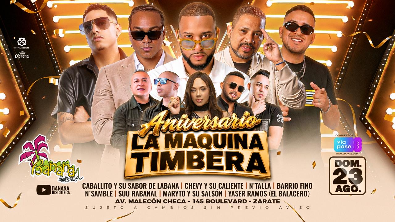 ANIVERSARIO DE LA MÁQUINA TIMBERA - Domingo 23 de Agosto - BANANA