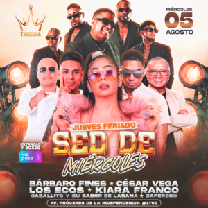 SED DE MIERCOLES - Miércoles 05 de Agosto 2026 - La Taberna