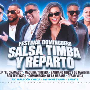 FESTIVAL DOMINGUERO, SALSA TIMBA Y REPARTO - Domingo 16 de Agosto - BANANA