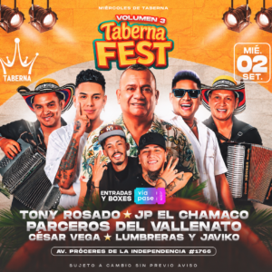 TABERNA FEST vol 3- Miércoles 02 de Septiembre 2026 - La Taberna