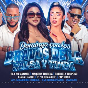 DOMINGO CON LOS BRAVOS DE LA SALSA Y TIMBA - Domingo 30 de Agosto - Banana