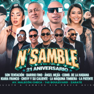 N´SAMBLE 21 ANIVERSARIO EN BANANA - Domingo 06 de Septiembre - Banana
